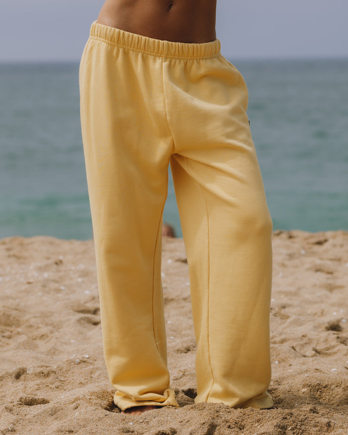 Heavyweight Straight Leg Sweatpants - Sunny