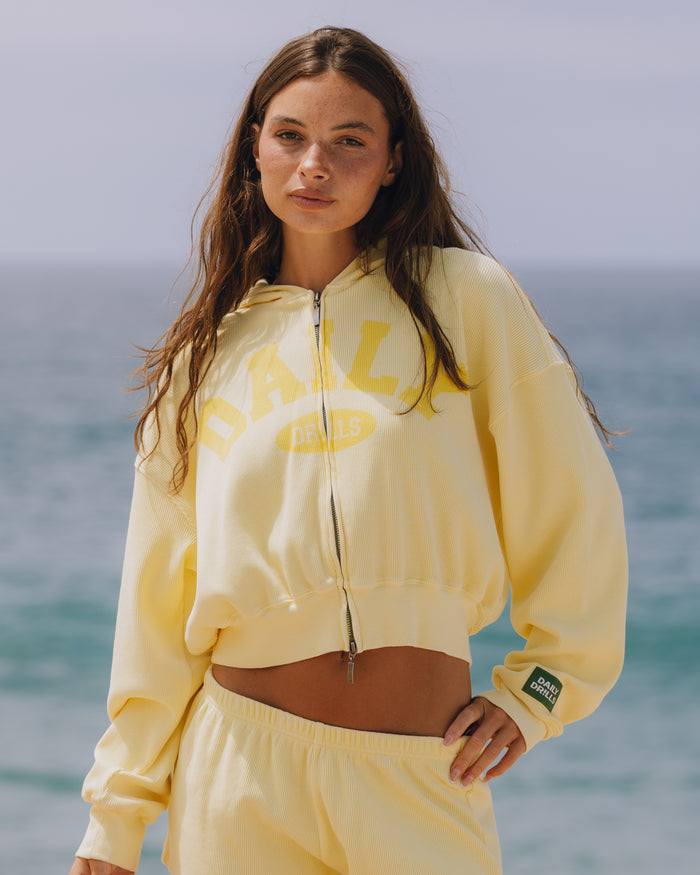 Daily Thermal Zip Up - Sunbleached Lemonade