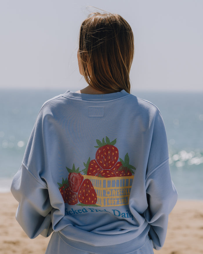 Oversized Picked Fresh Daily Crew - Mist