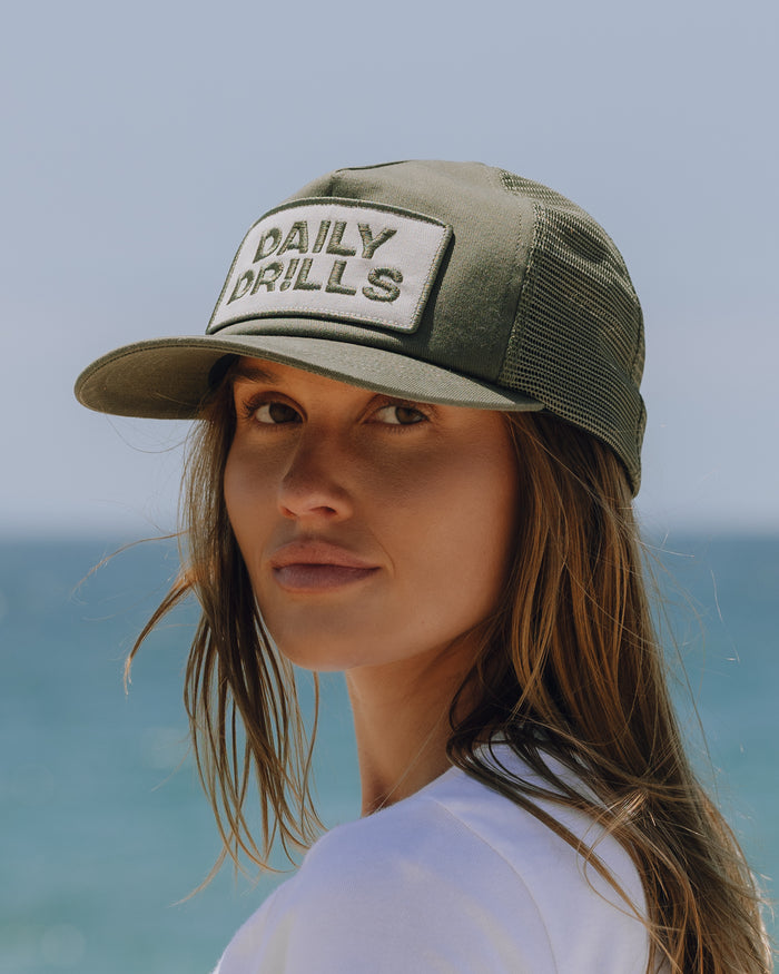 Patch Trucker Hat - DD Green