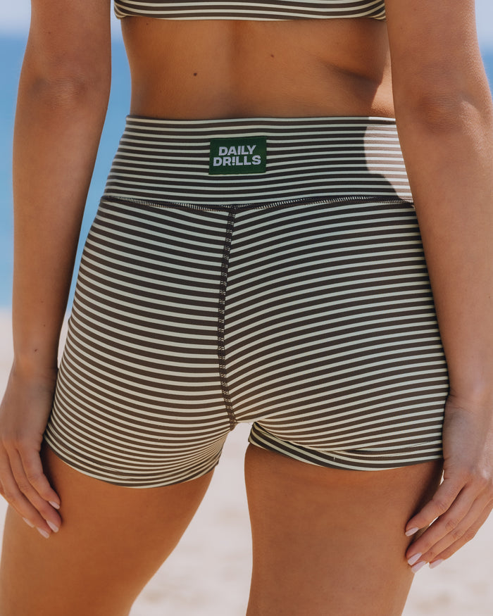 Play! Shortie Shorts - Matcha + Mocha