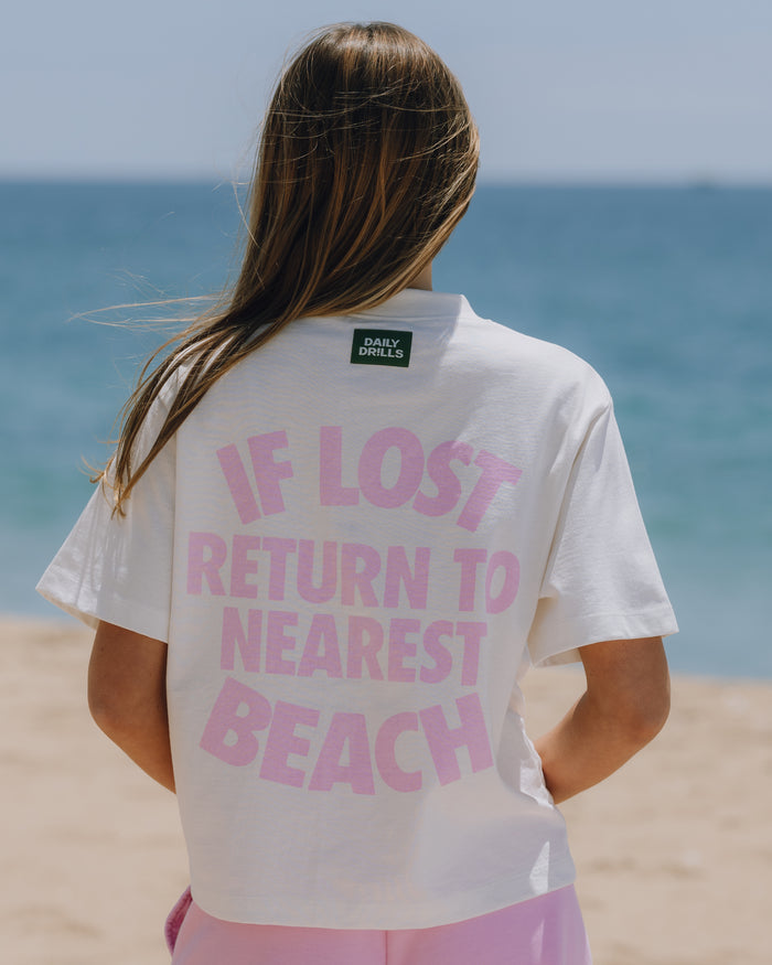 Sunseeker Vintage Tee - White