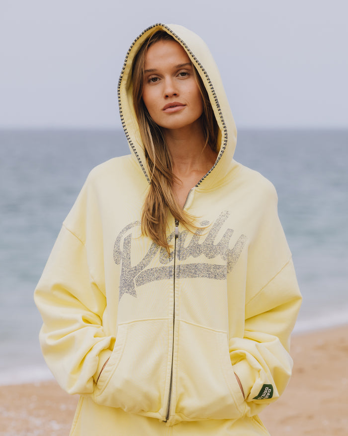 Americana Zip Hoodie - Lemonade