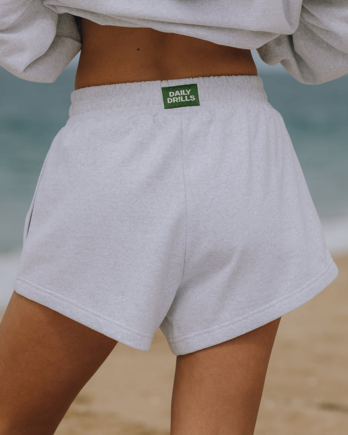 Fleece Super Shorts - Heather Grey