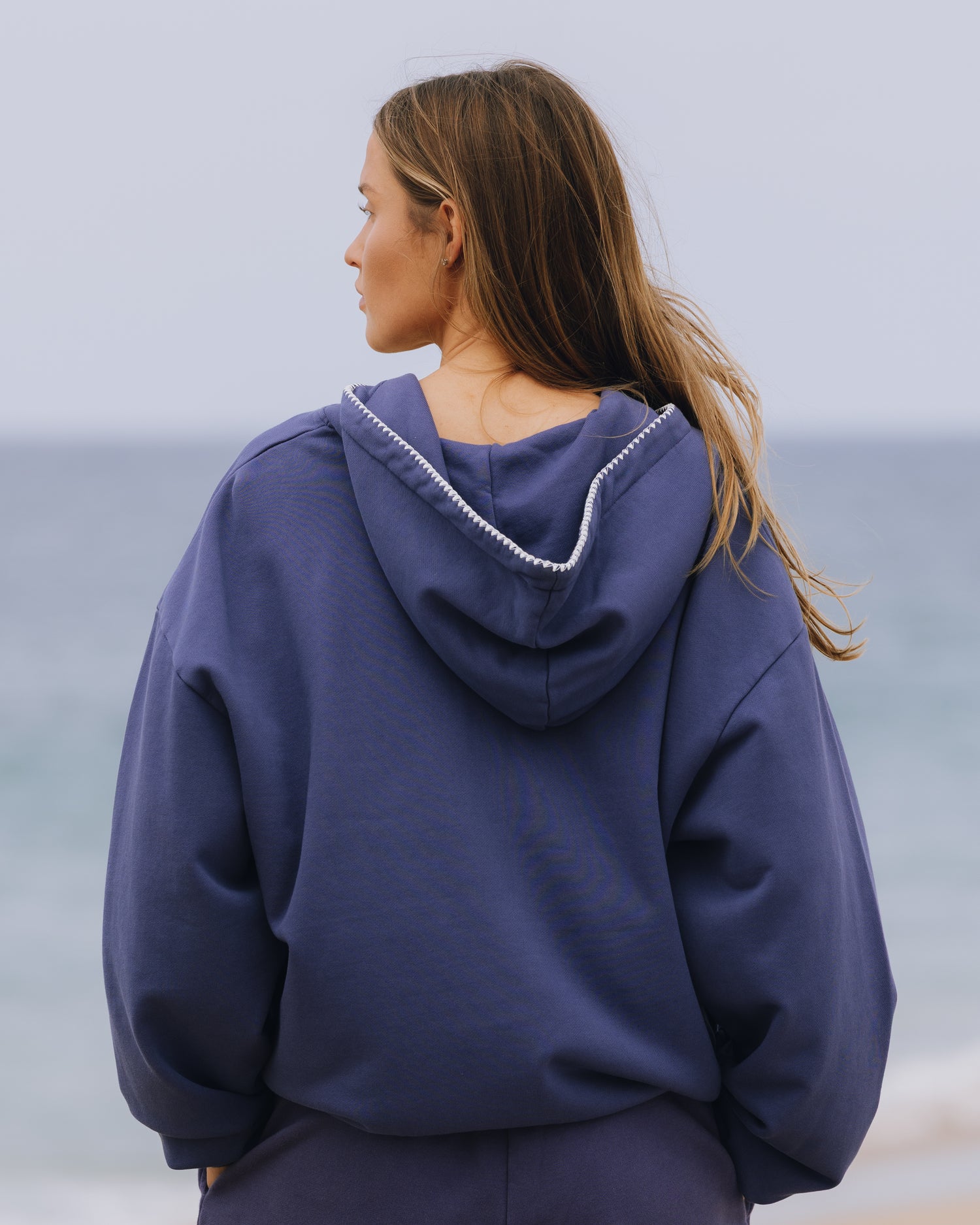 Americana Zip Hoodie - Navy – shopdailydrills