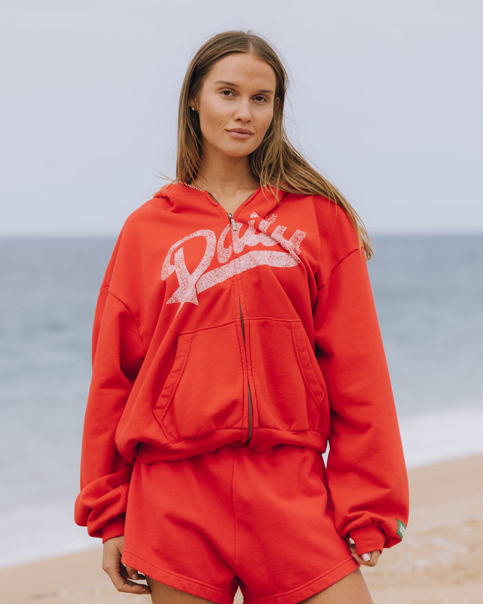 Americana Zip Hoodie - Heart