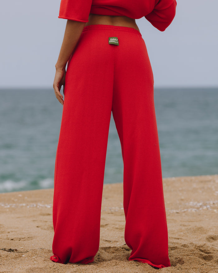 Beach Knit Resort Pants - Heart