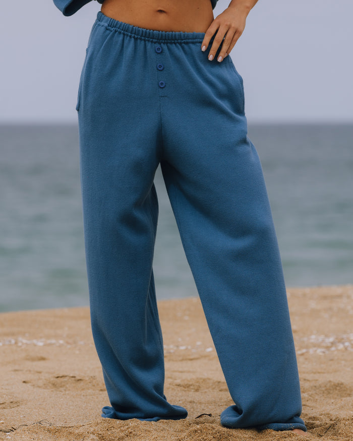 Beach Knit Resort Pants - Cabana