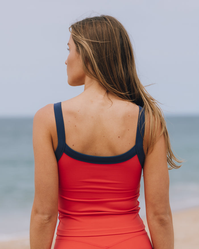 Chill! Everyday Tank - Heart + Navy