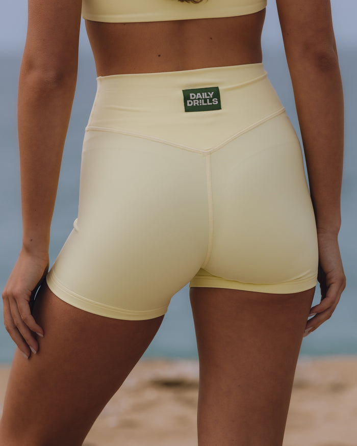 Chill! V Shortie Shorts - Lemonade