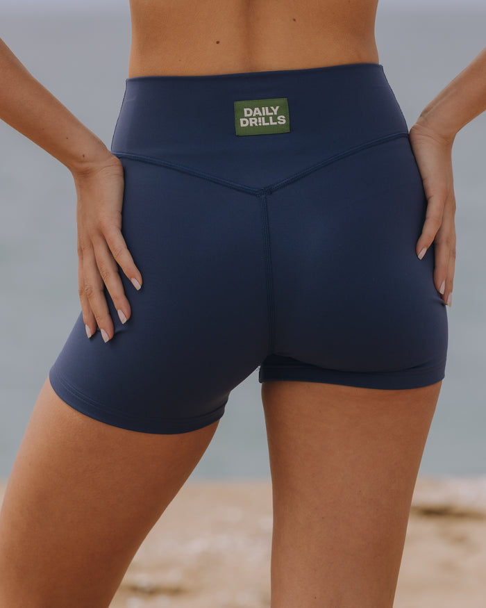 Chill! V Shortie Shorts - Navy