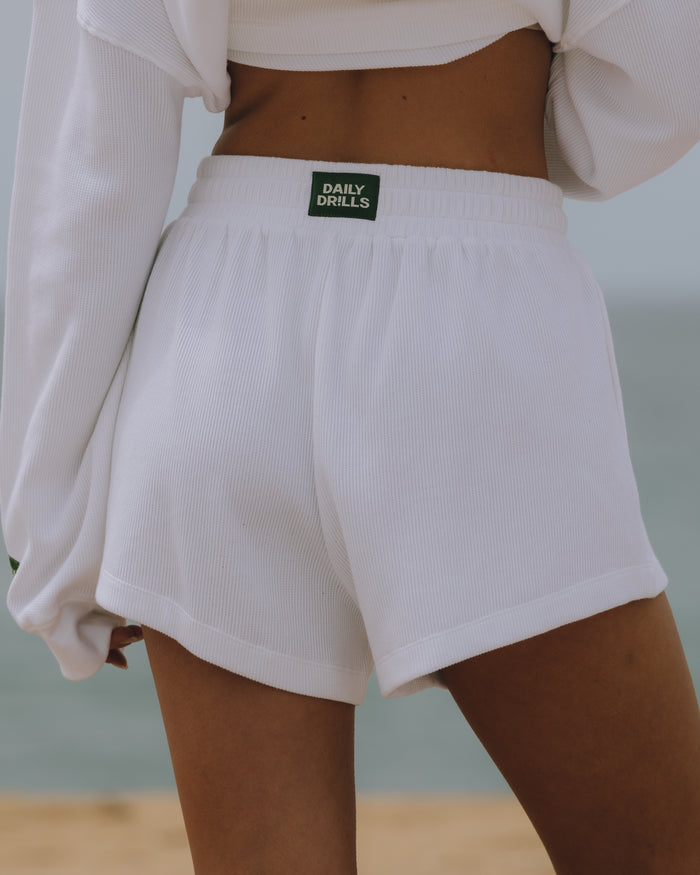 Thermal Resort Shorts - White