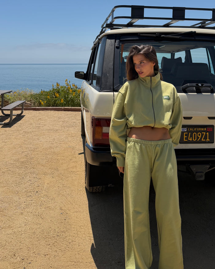 Low Rise Sweatpants - Matcha