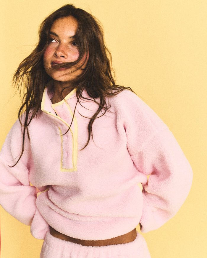 Sherpa Jacket - Cupid + Lemonade