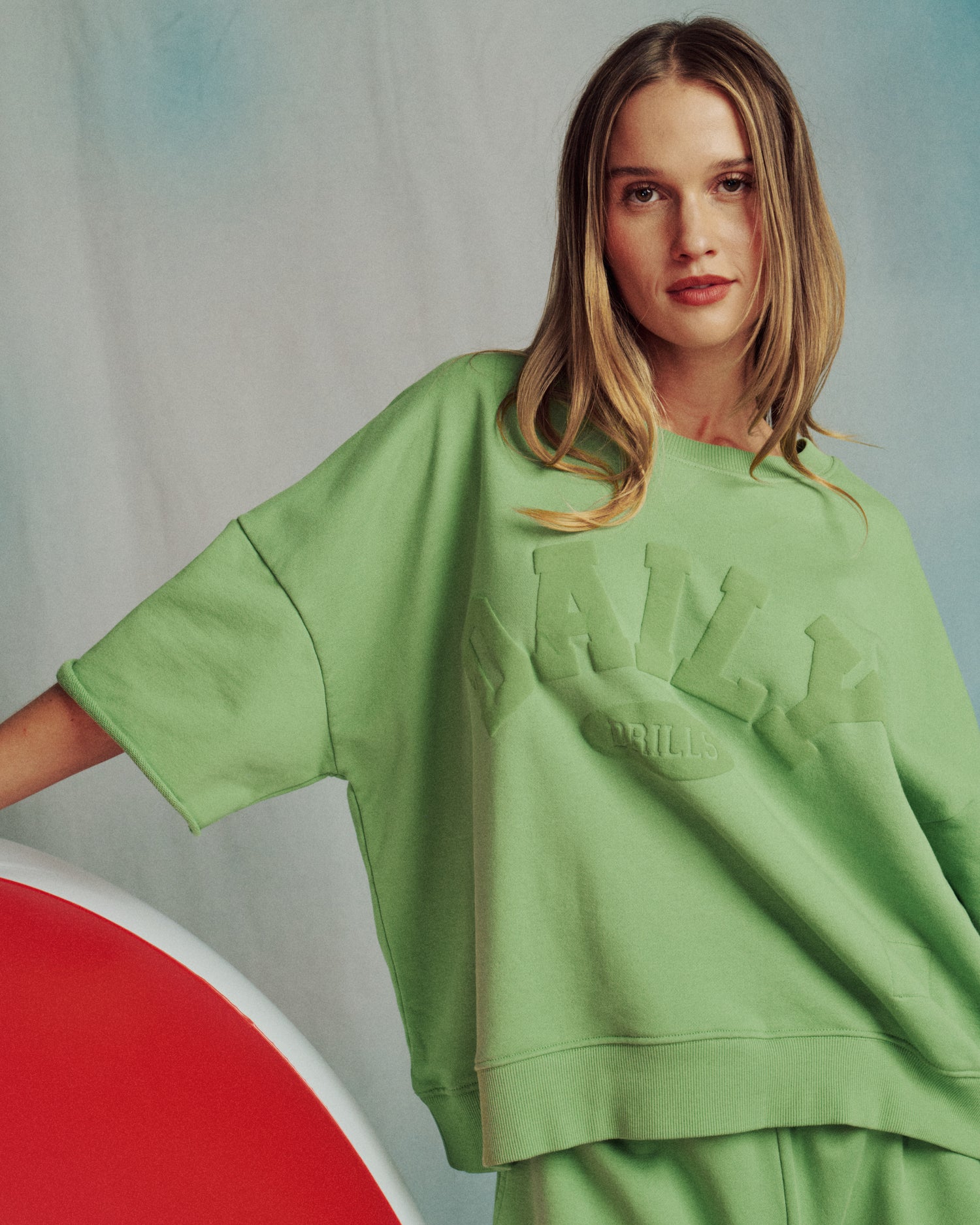 Cropped Sleeve Daily Crew - Lucky – shopdailydrills