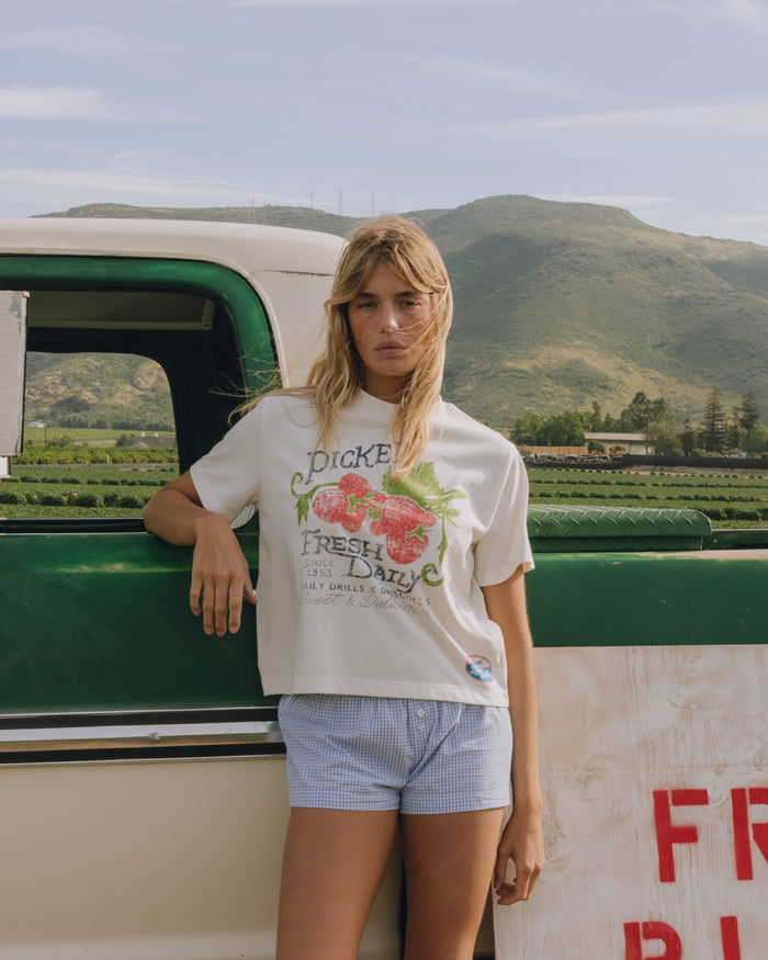 Picked Fresh Daily Vintage Tee - White