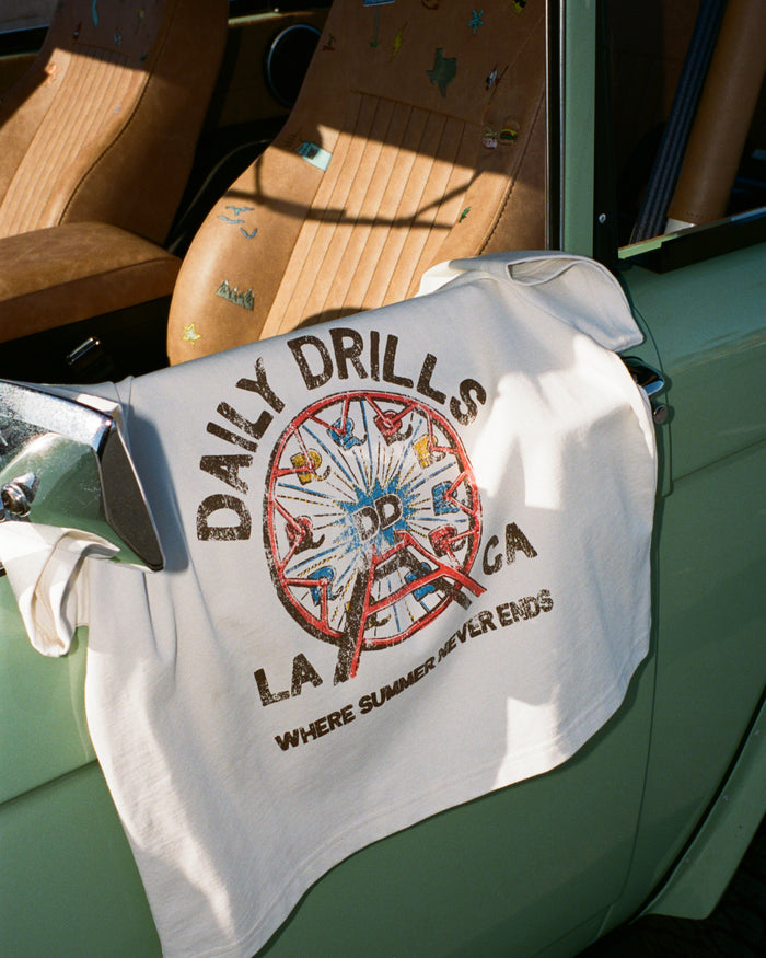 Fun Zone Boxy Tee - Cream