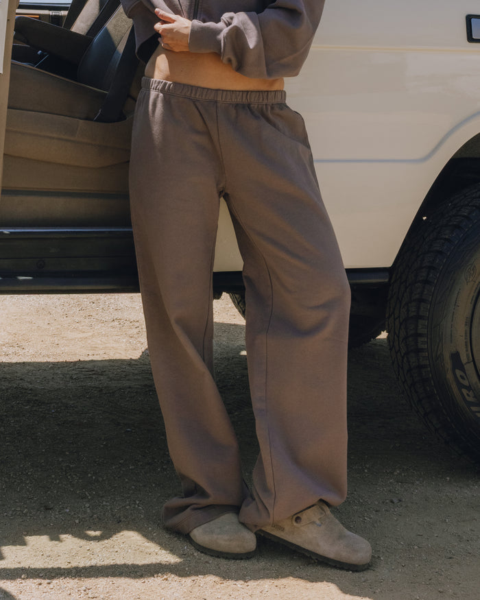 Low Rise Sweatpants - Mocha
